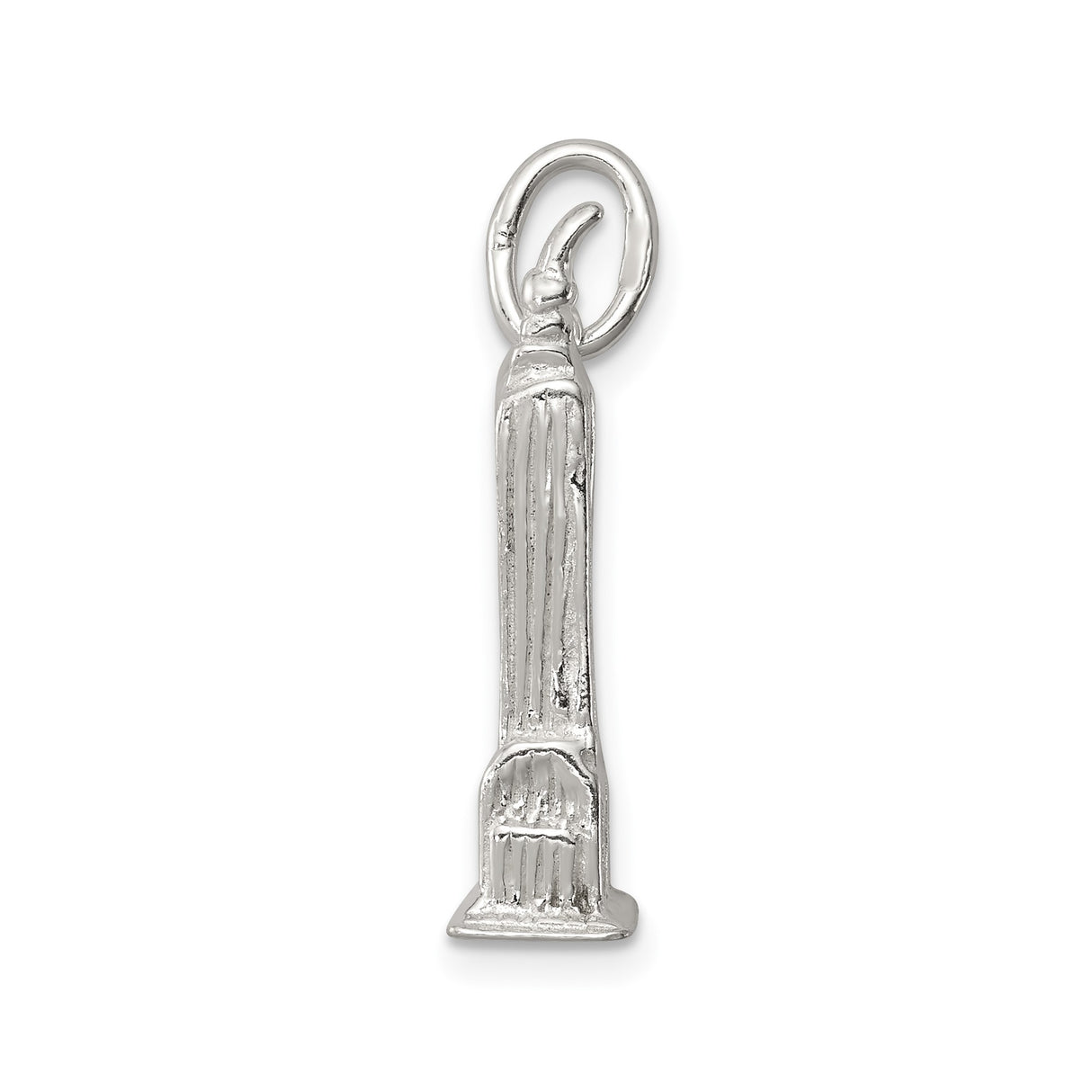Sterling Silver Empire State Building Pendant, Miniature NYC Skyscraper Charm for Necklace or Bracelet