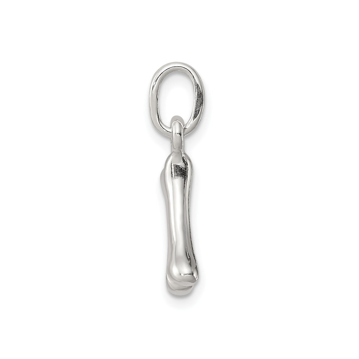 Sterling Silver Bone Pendant, Minimalist Charm, Veterinary and Dog Lover Jewelry