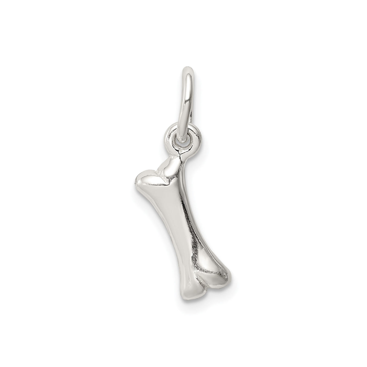 Sterling Silver Bone Pendant, Minimalist Charm, Veterinary and Dog Lover Jewelry