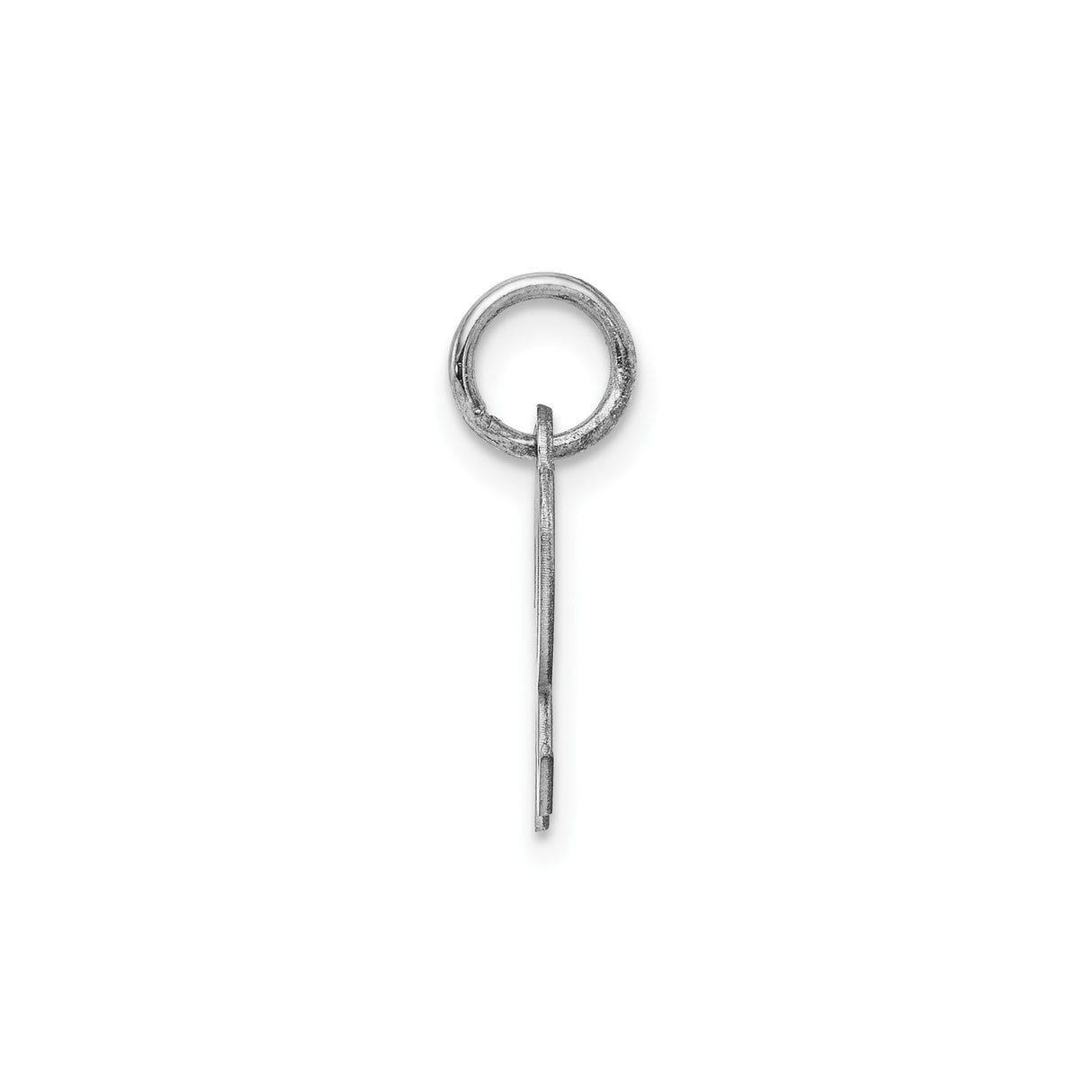 Sterling Silver Script Initial R Pendant, Polished Letter Charm, Monogram Jewelry for Women or Unisex Wear