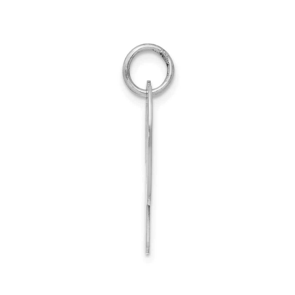 Sterling Silver Letter P Pendant Charm, Lowercase Script Initial Jewelry