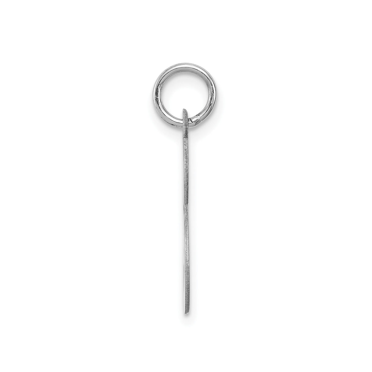 Sterling Silver Initial S Charm Pendant, Script Letter Monogram Design