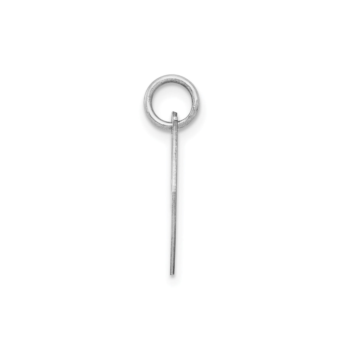 Sterling Silver Initial J Pendant Charm, Cursive Script Letter Monogram Jewelry