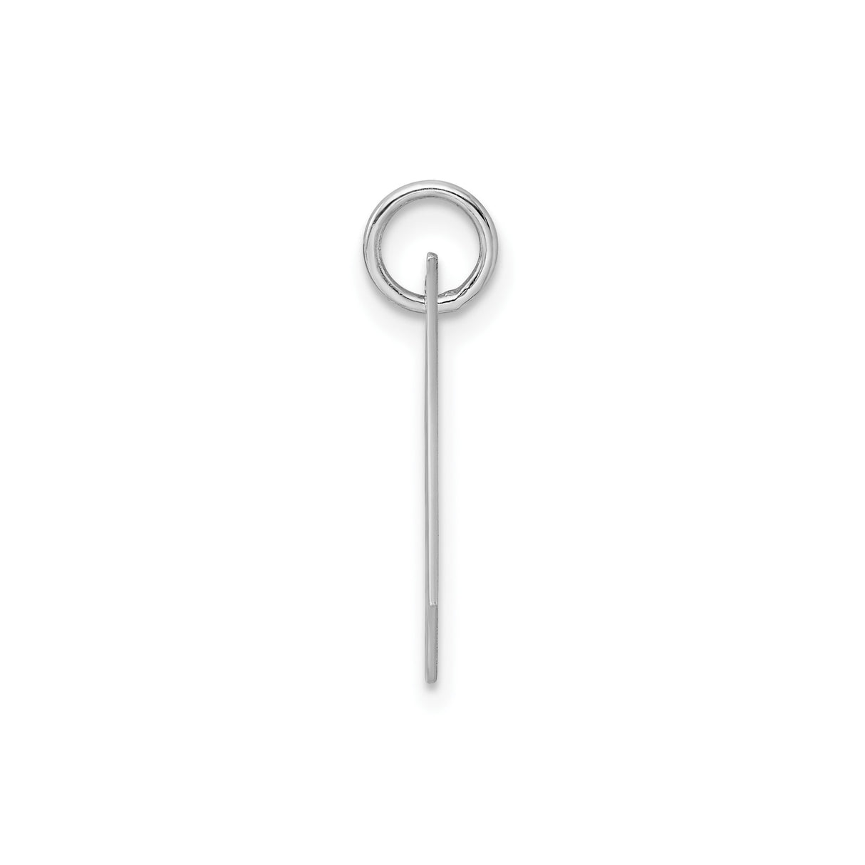 Sterling Silver Initial H Pendant, Script Letter Charm, Dainty Monogram Jewelry for Women