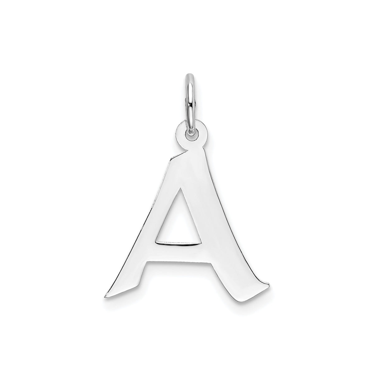 Sterling Silver Alif Pendant with Arabic Letter Design, Islamic Faith Symbol Jewelry