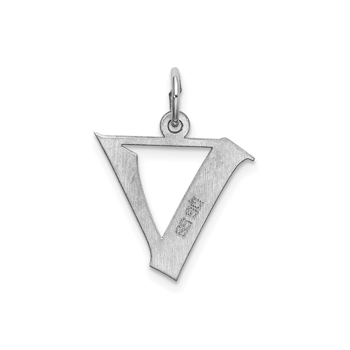 Sterling Silver Triangle Pendant, Alchemy Water Symbol, Minimalist Spiritual Charm