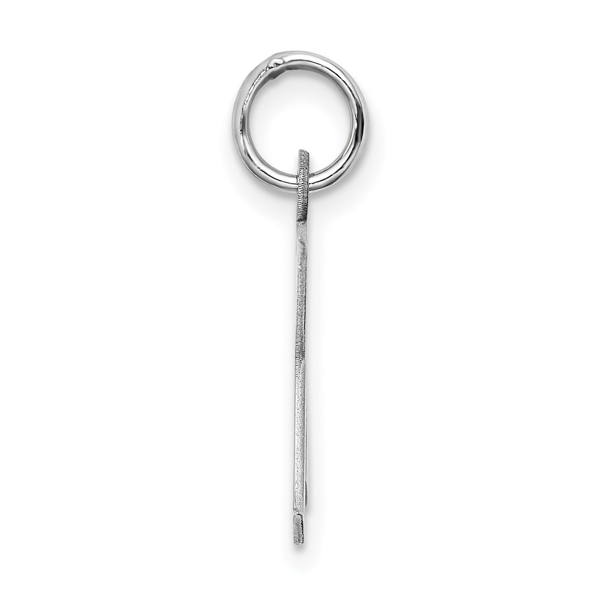 Artisan Block Letter X Initial Charm Pendant in Real 925 Sterling Silver