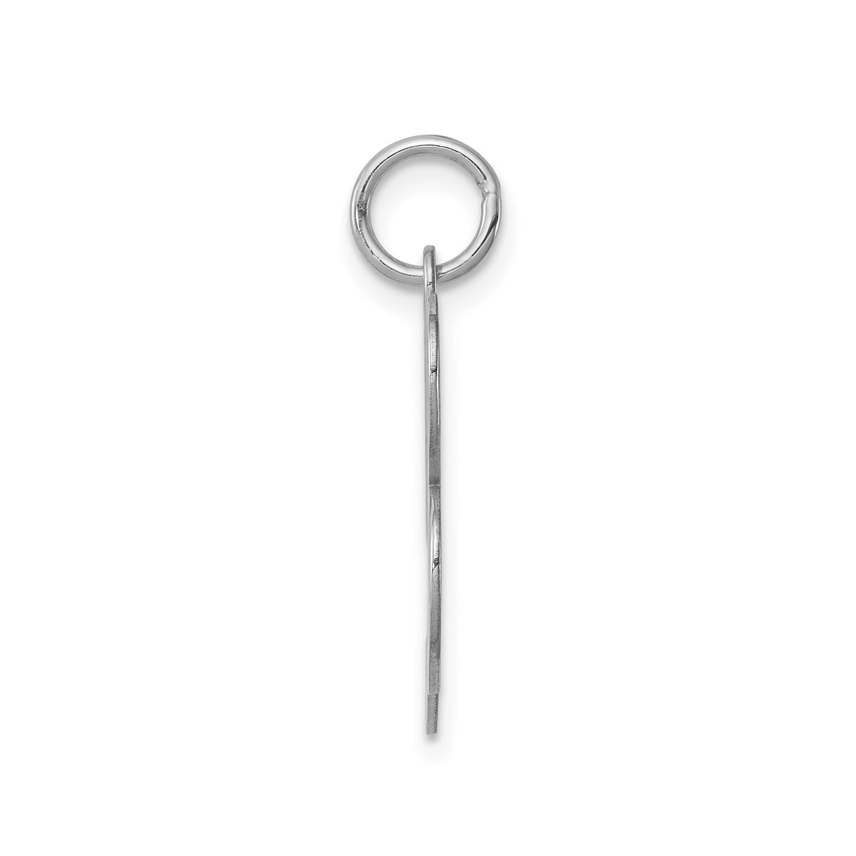 Sterling Silver Initial B Pendant, Script Letter Charm, Minimalist Monogram Jewelry for Women or Unisex