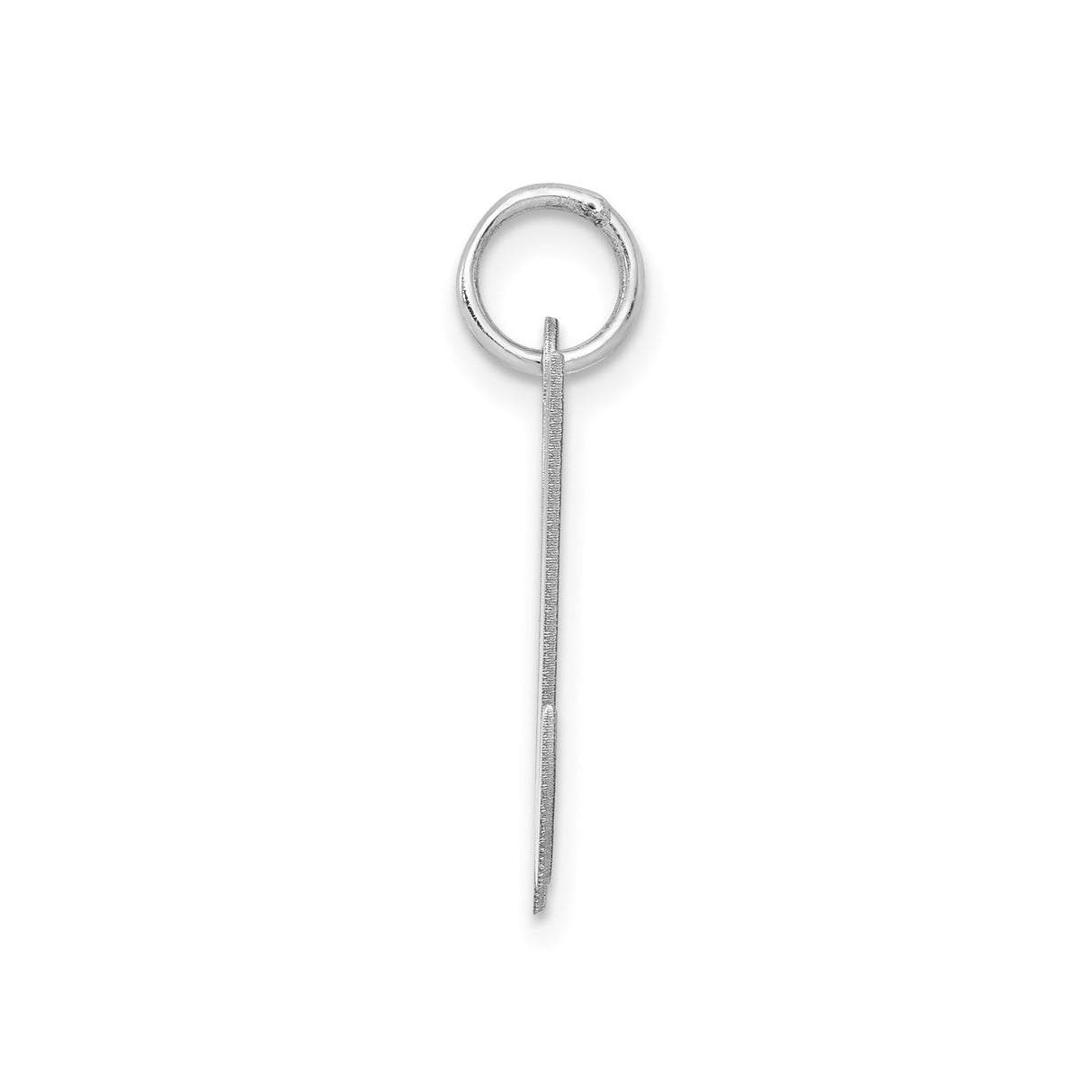 Sterling Silver Initial U Pendant, Script Letter Charm, Minimalist Monogram Jewelry for Women