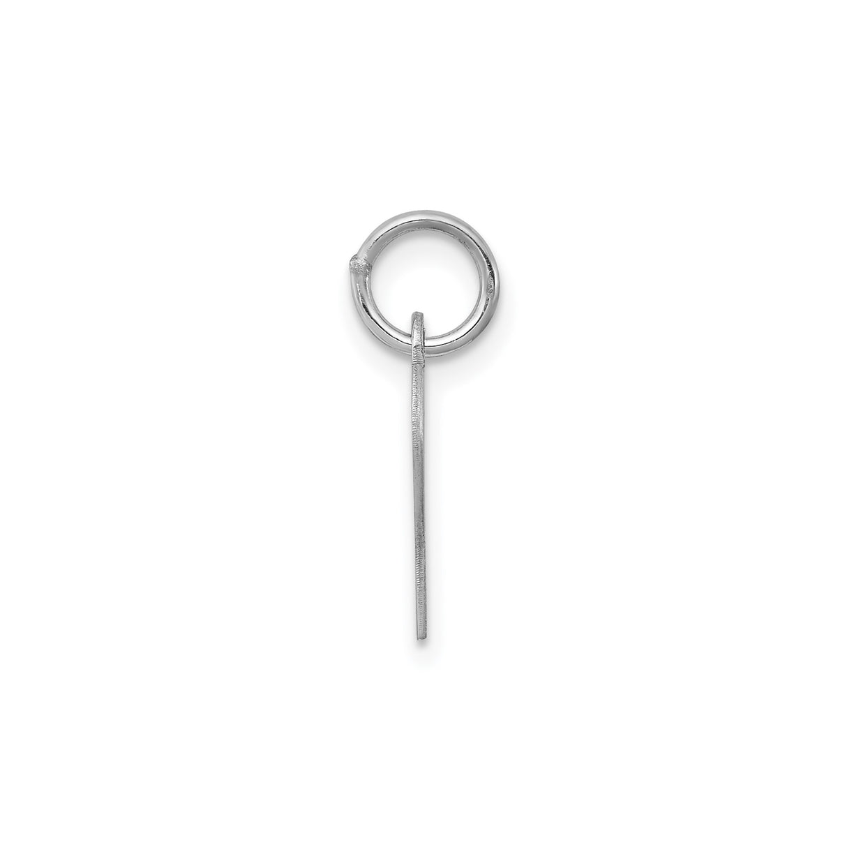 Sterling Silver Pendant, Lowercase Script Letter P Charm, Monogram Jewelry for Women or Unisex