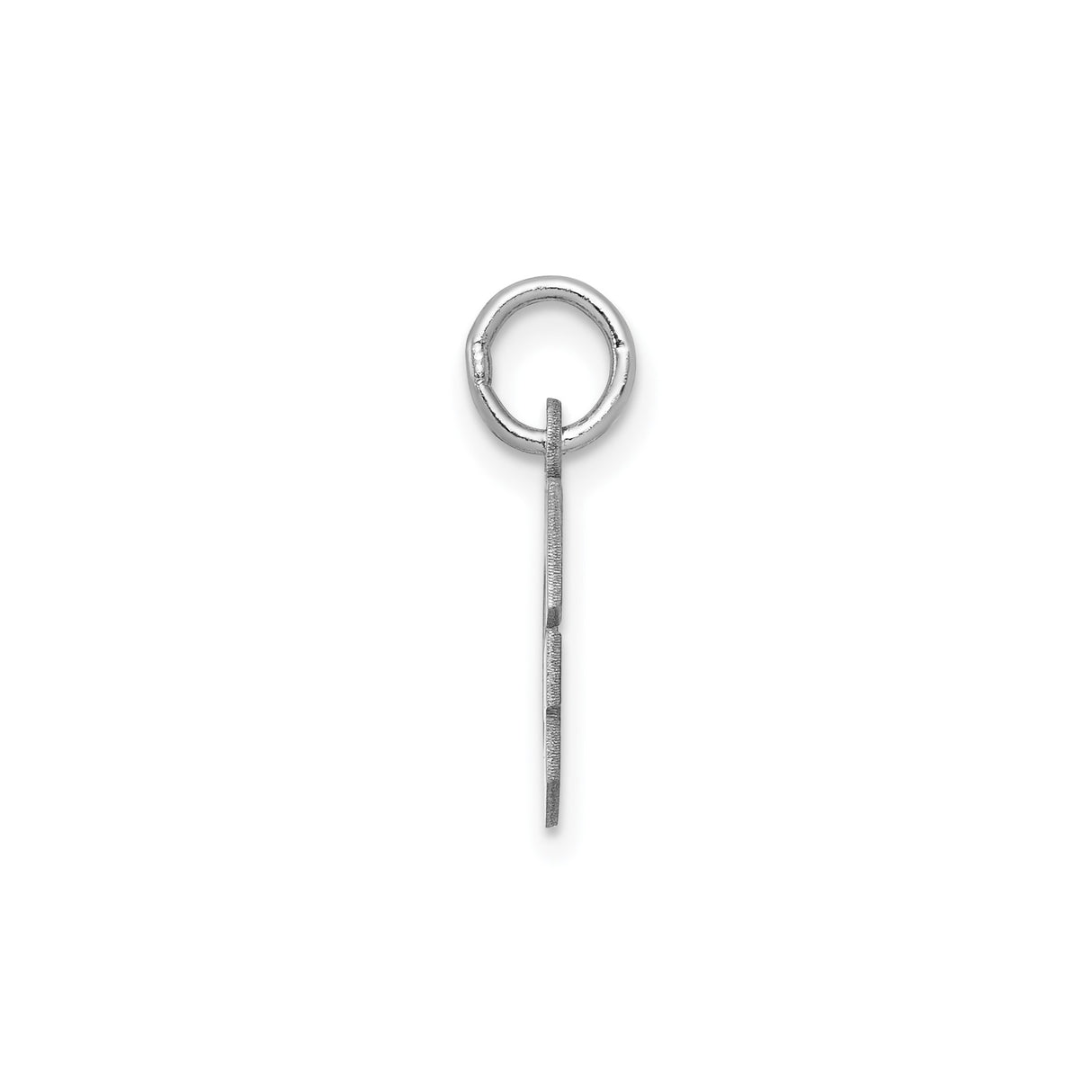 Sterling Silver G Initial Pendant Charm, Block Letter Design for Women or Unisex Use
