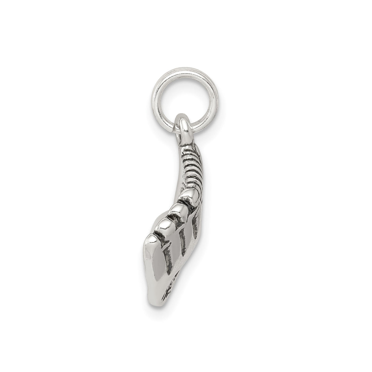 Sterling Silver Baseball Glove Pendant with Simulated Pearl, Sports Charm for Fans and Players