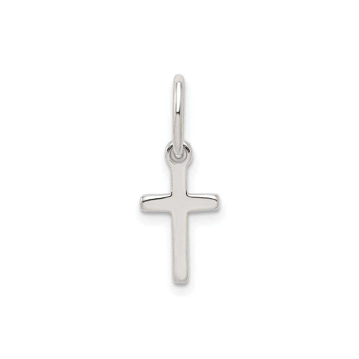 Sterling Silver Cross Pendant, Minimalist Unisex Design for Men and Women