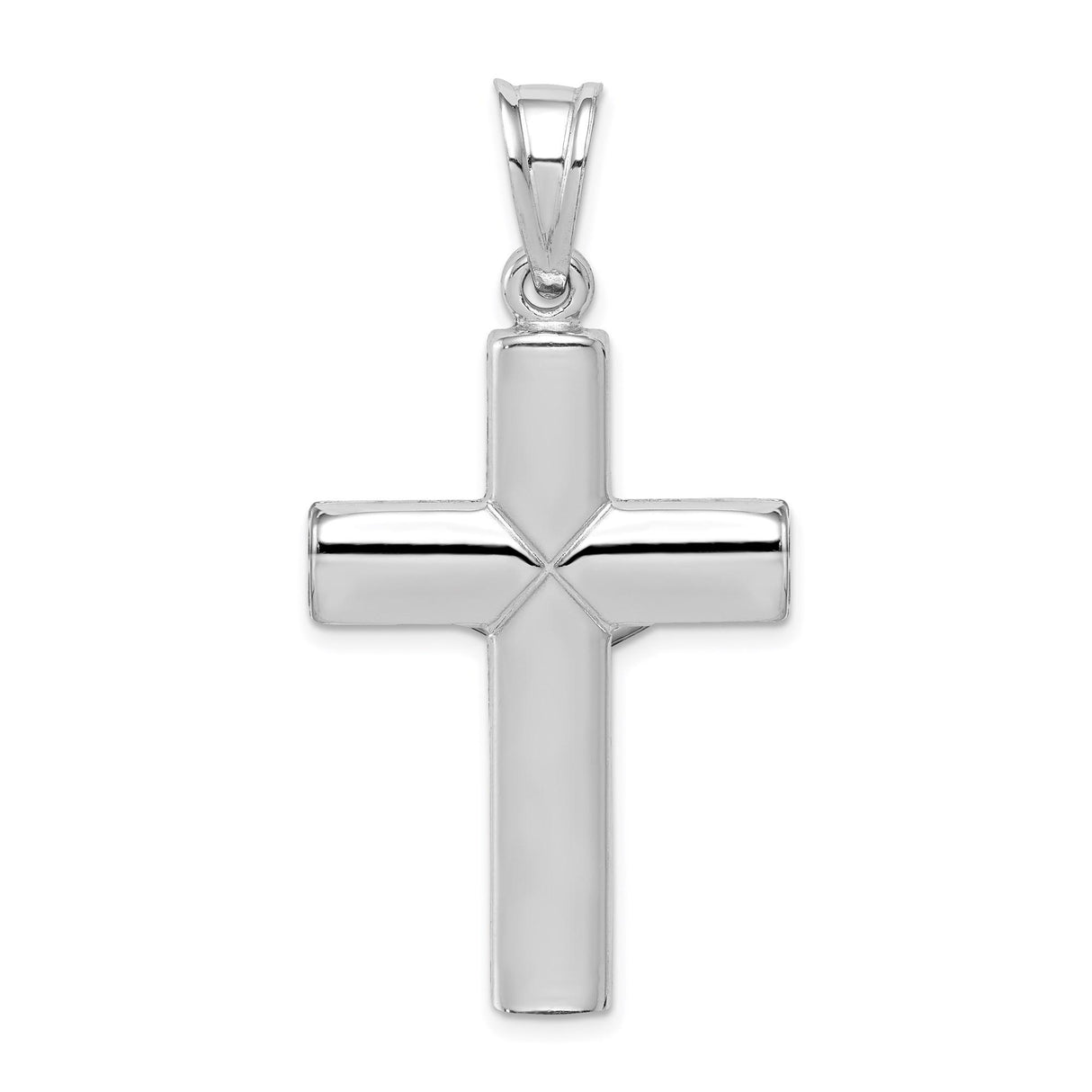 Sterling Silver Crucifix Cross Pendant with Jesus Design, Religious Faith Symbol for Men and Women