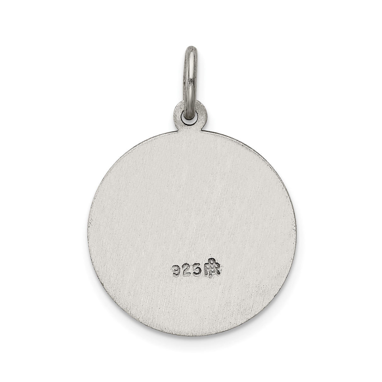 Sterling Silver Pendant, Divino Niño Jesus Catholic Medal with Yo Reinare Engraving