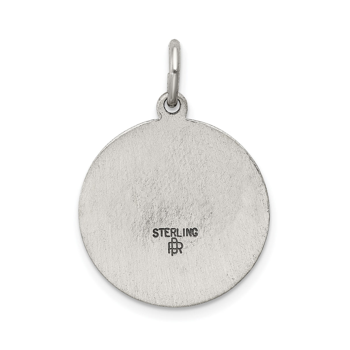 Sterling Silver Raised Jesus Christ Pendant with Crown of Thorns and Radiant Halo