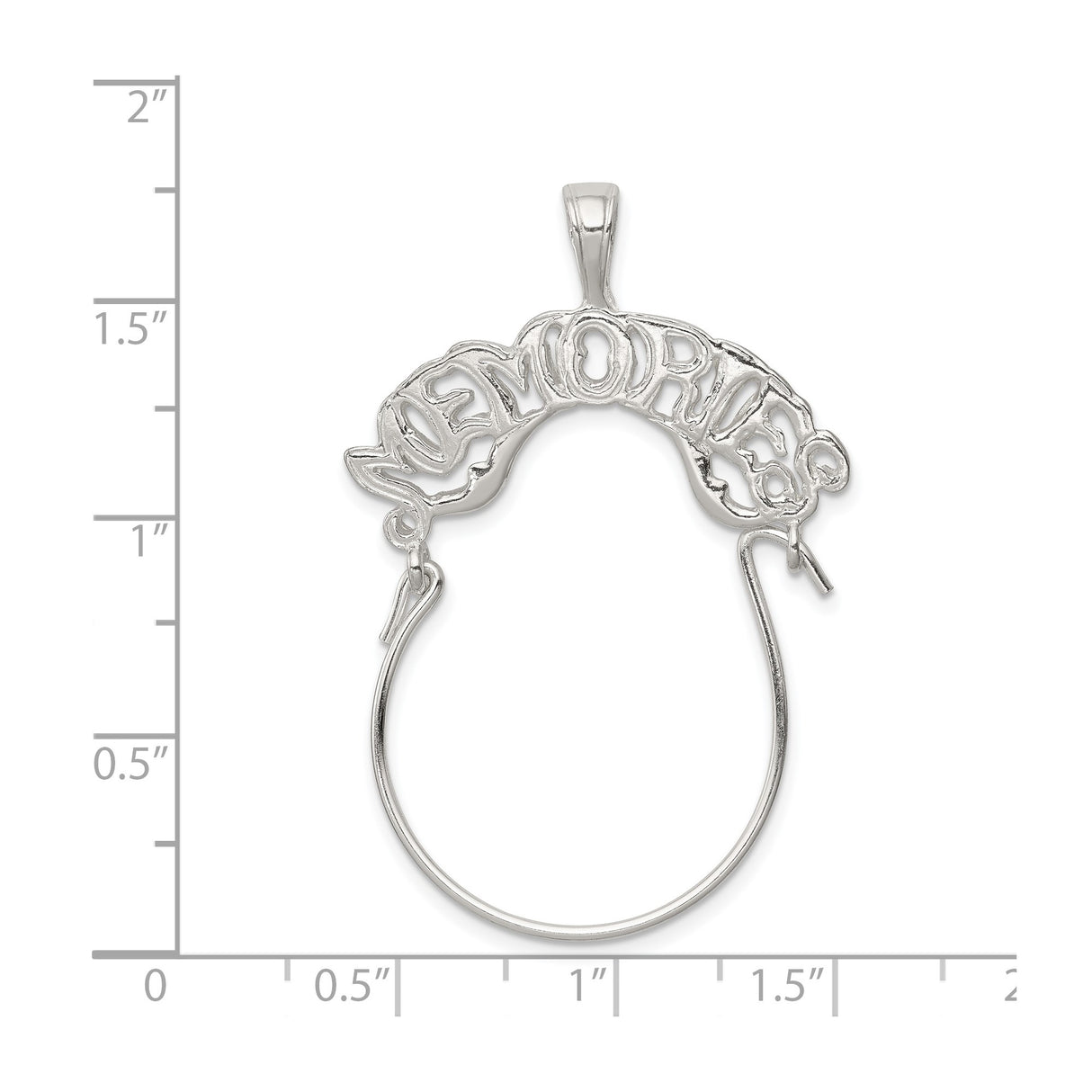 Sterling Silver Remembrance Pendant with Hands Holding Memories Charm, Memorial Jewelry for Women