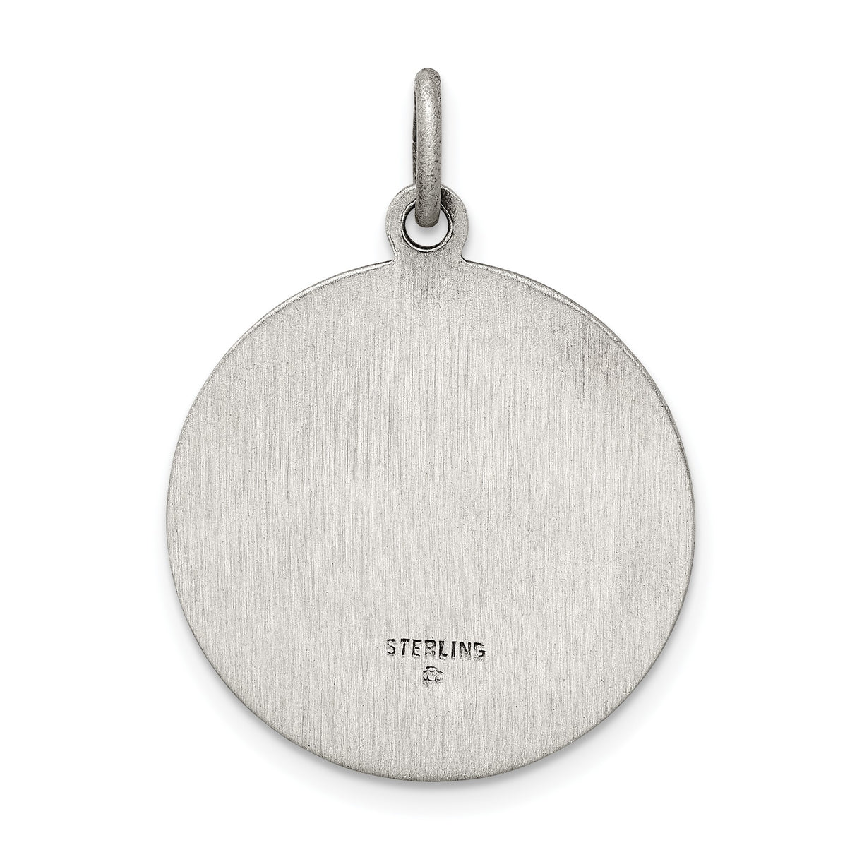 Sterling Silver Our Lady of Guadalupe Pendant with Virgin Mary and Angels