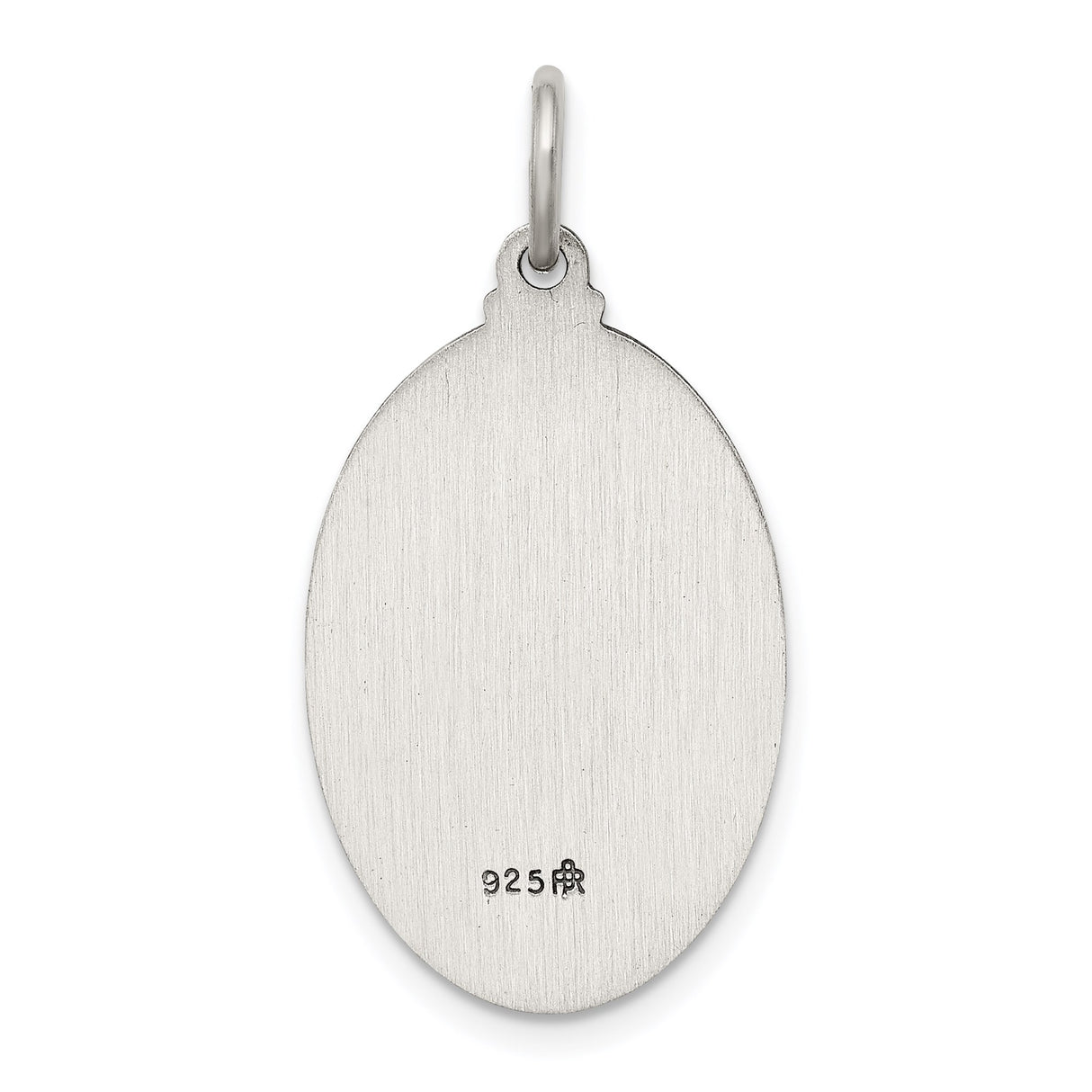 Sterling Silver Pendant Featuring Our Lady of Perpetual Help and Prayer Inscription