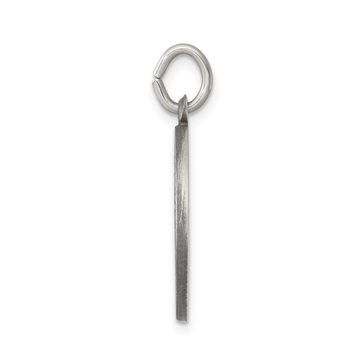 Sterling Silver Our Lady of Lourdes Pendant, Catholic Medal with Pray for Us Inscription