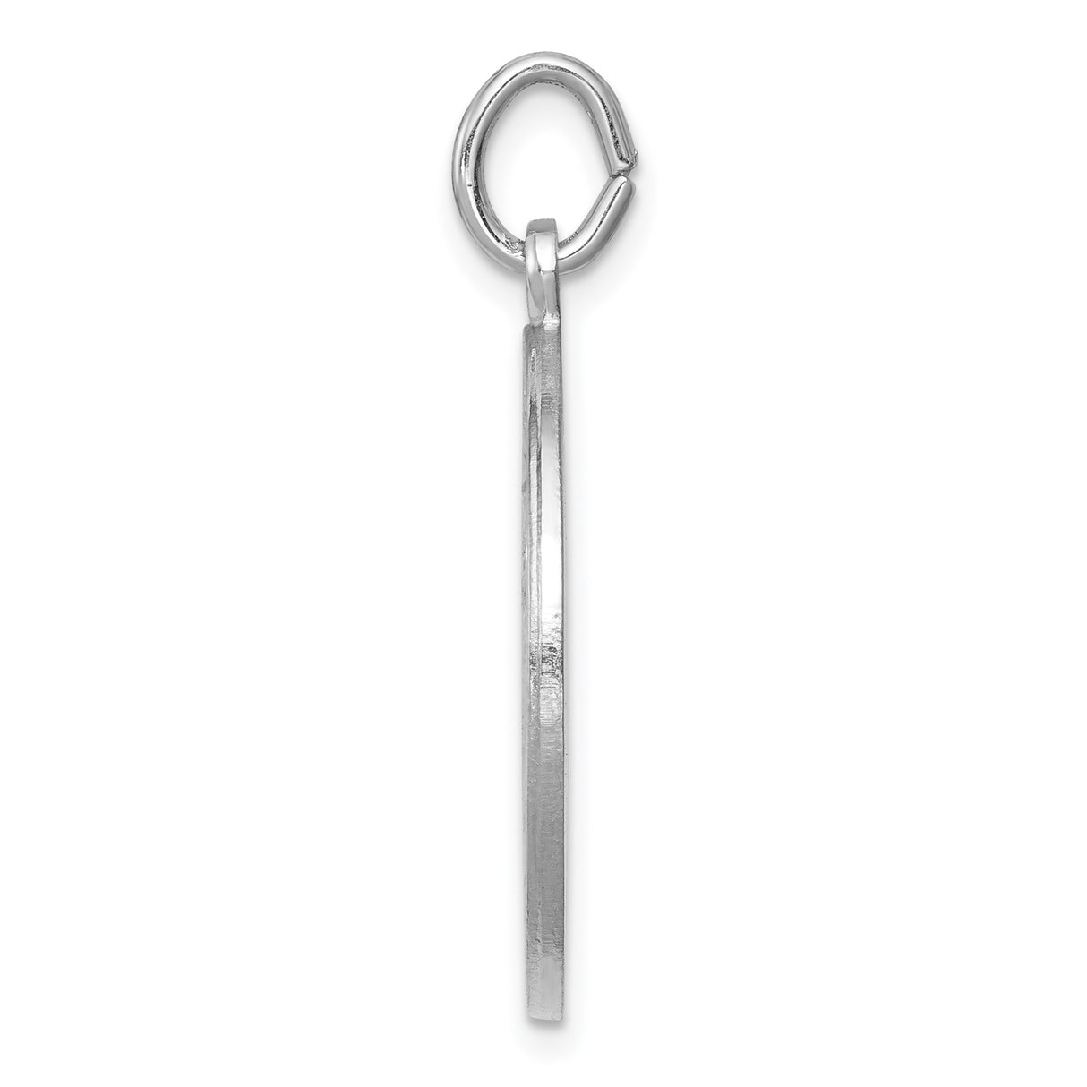 Sterling Silver Saint Christopher Medal Pendant, Polished Religious Travel Protection Charm