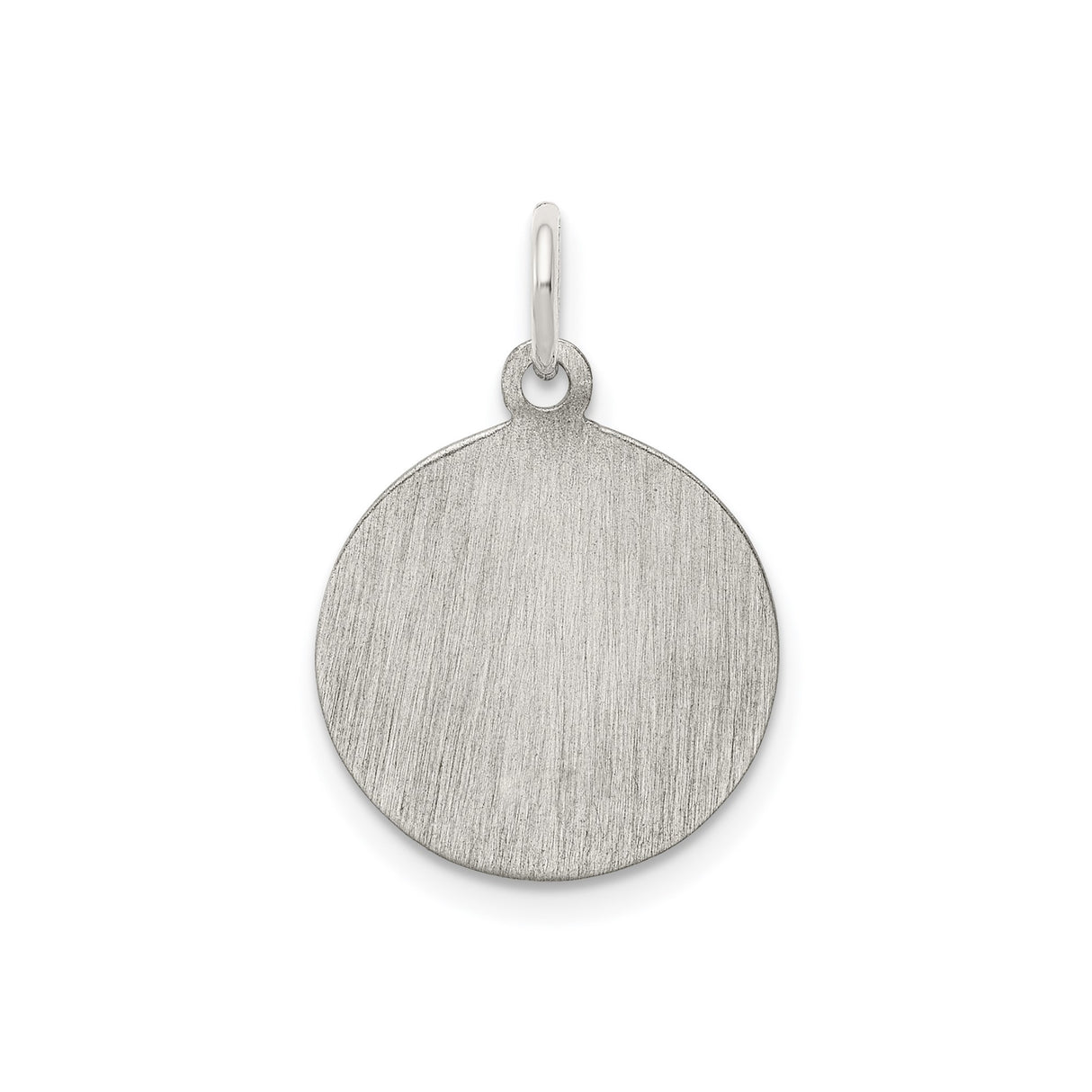 Sterling Silver Saint Joseph Pendant Medal with Pray for Us Inscription, Catholic Jewelry