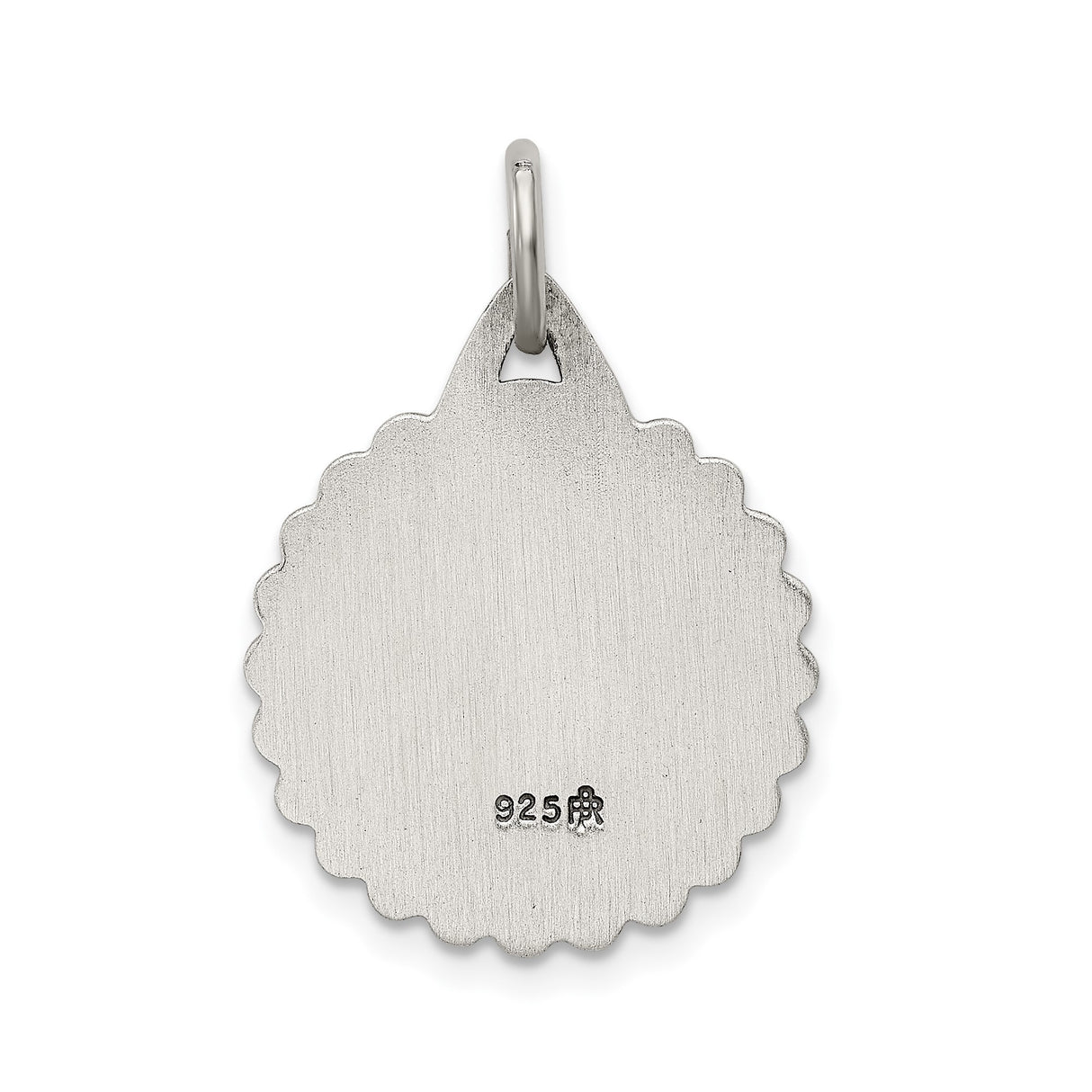 Sterling Silver Jesus Christ Pendant with Halo, Rays, Book and Shepherd Staff