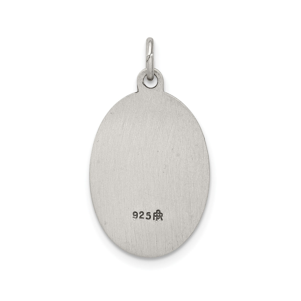 Sterling Silver Saint Anthony Pendant Medal with Pray for Us Inscription Christian Jewelry