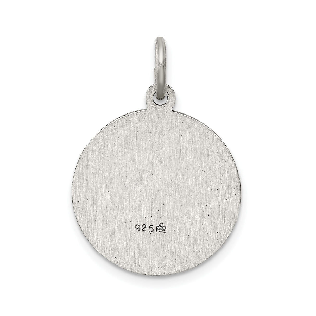 Sterling Silver Saint Florian Pendant, Religious Protect Us Medal for Firefighters