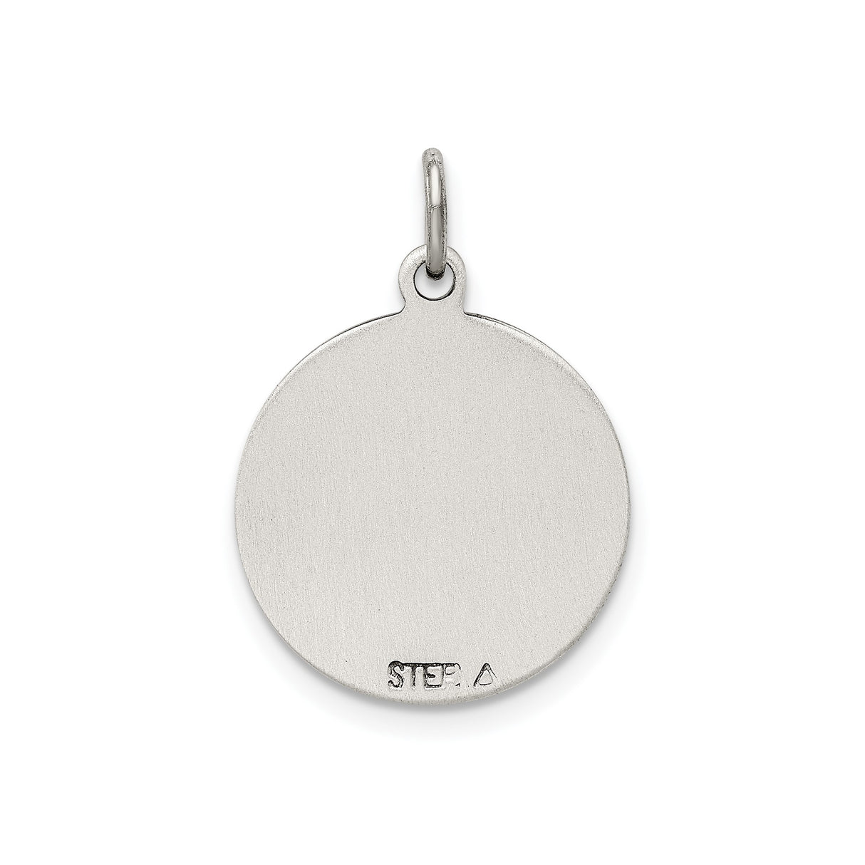 Sterling Silver Saint Gerard Medal Pendant with Cross, Catholic Prayer Charm for Men or Women