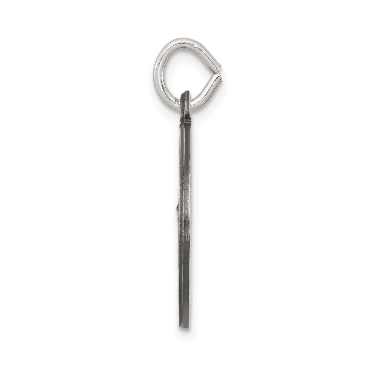 Sterling Silver Saint John the Baptist Pendant Medal with Rays and Cross Christian Charm