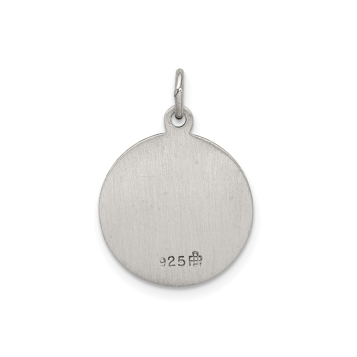 Sterling Silver Saint Mark Pendant, Catholic Religious Medal Charm for Men or Women