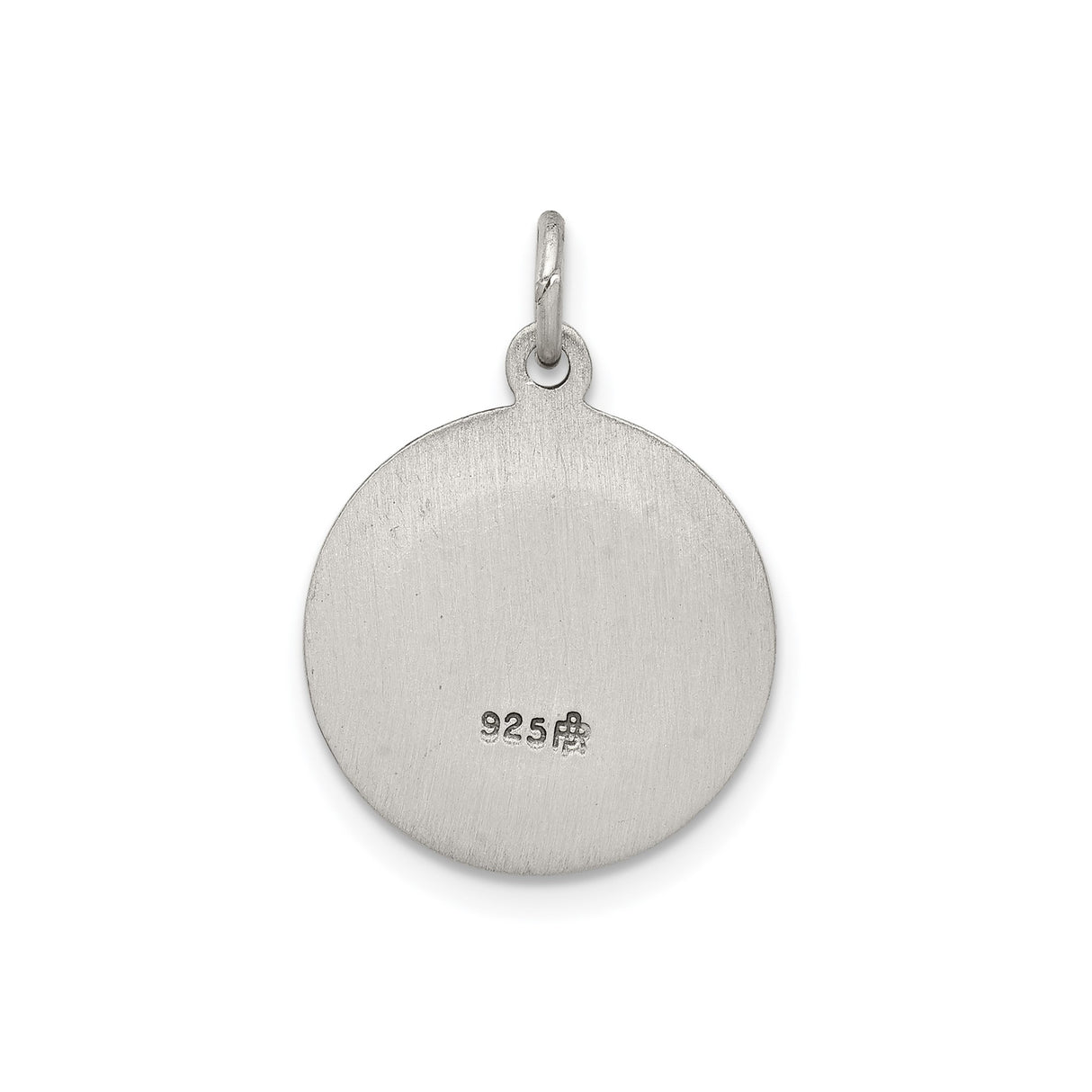 Sterling Silver Saint Martha Pendant, Catholic Religious Medal for Women or Unisex Wear