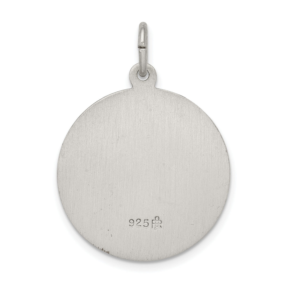 Antiqued Saint Matthew Medal Charm Pendant in Real 925 Sterling Silver