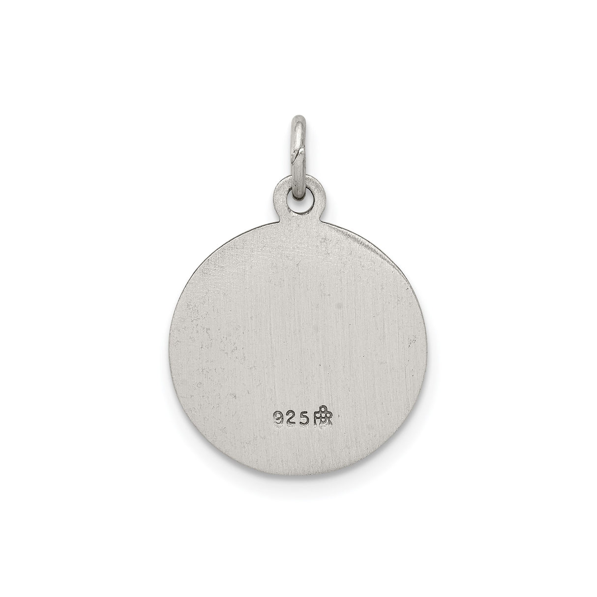 Sterling Silver Saint Peter Medal Pendant with Keys and Book, Catholic Religious Style