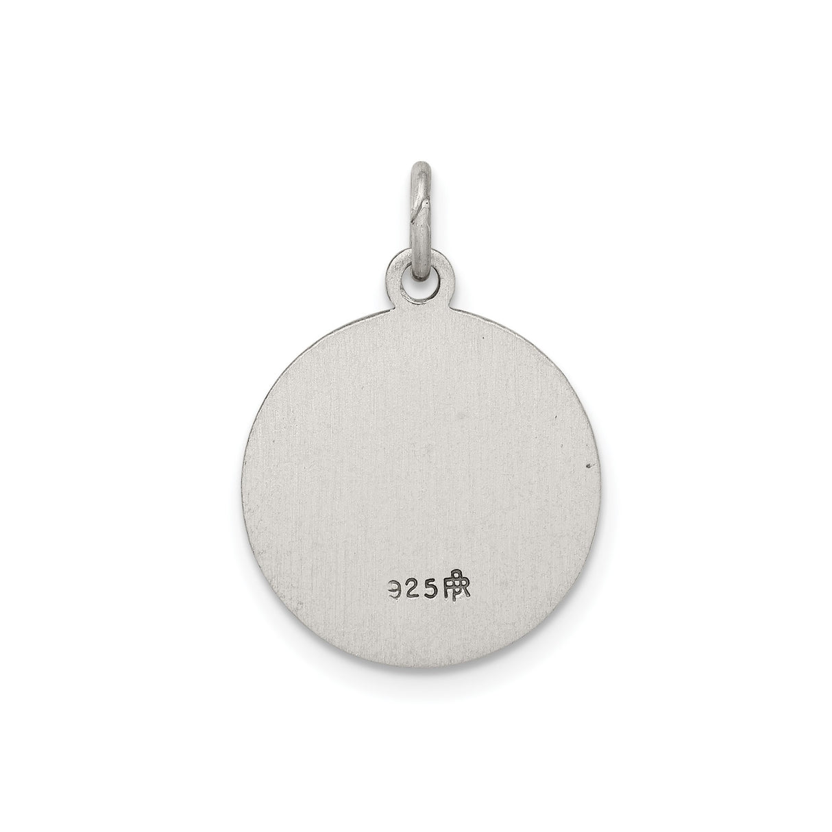 Sterling Silver Saint Roch Medal Pendant, Catholic Healing and Protection Charm for Men and Women