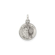 Sterling Silver Guardian Angel Pendant with Our Guardian Angel Protect Us