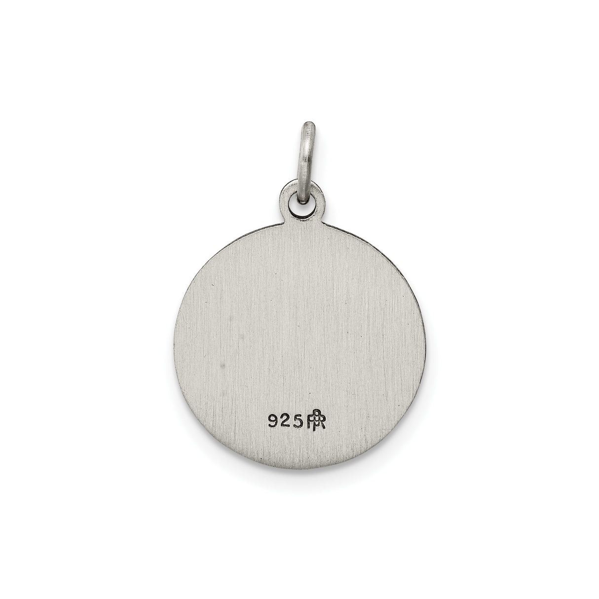 Sterling Silver First Communion Pendant Featuring Jesus Giving Communion to Kneeling