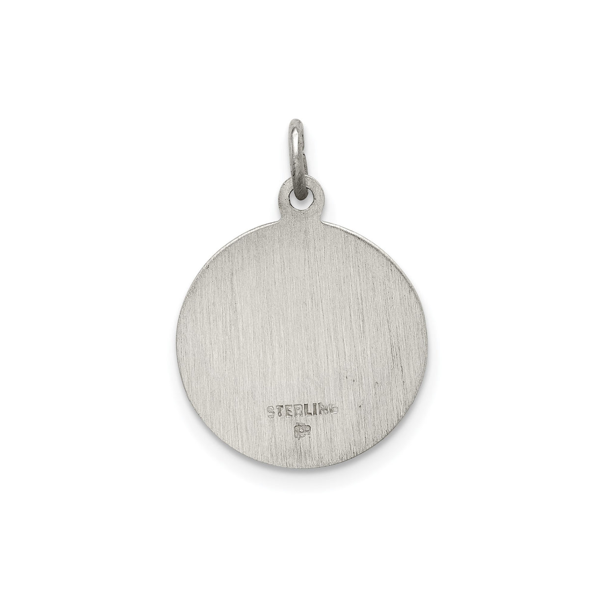 Sterling Silver Confirmation Pendant with Chalice and IHS Symbol, Christian Religious Medal