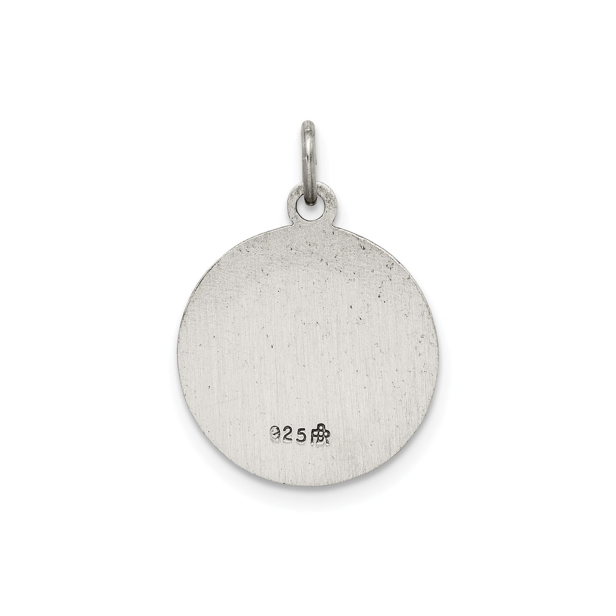 Sterling Silver Confirmation Pendant with Raised Cross and Radiant Beams