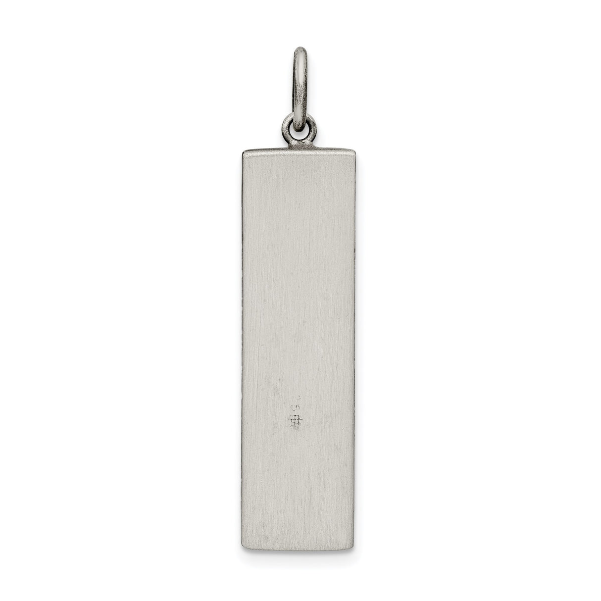 Sterling Silver Mezuzah Pendant with Star of David and Hebrew Shin Letter