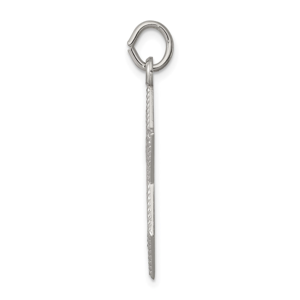 Sterling Silver Star of David Pendant with Textured Design, Traditional Jewish Symbol