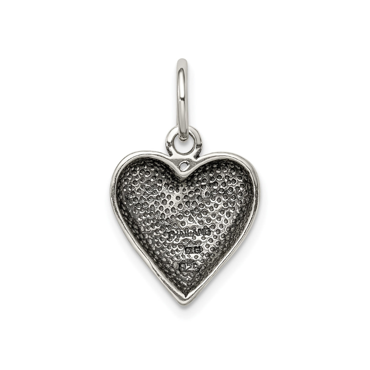 Sterling Silver Heart Pendant with Hope Message, Inspirational and Empowering Jewelry for Women