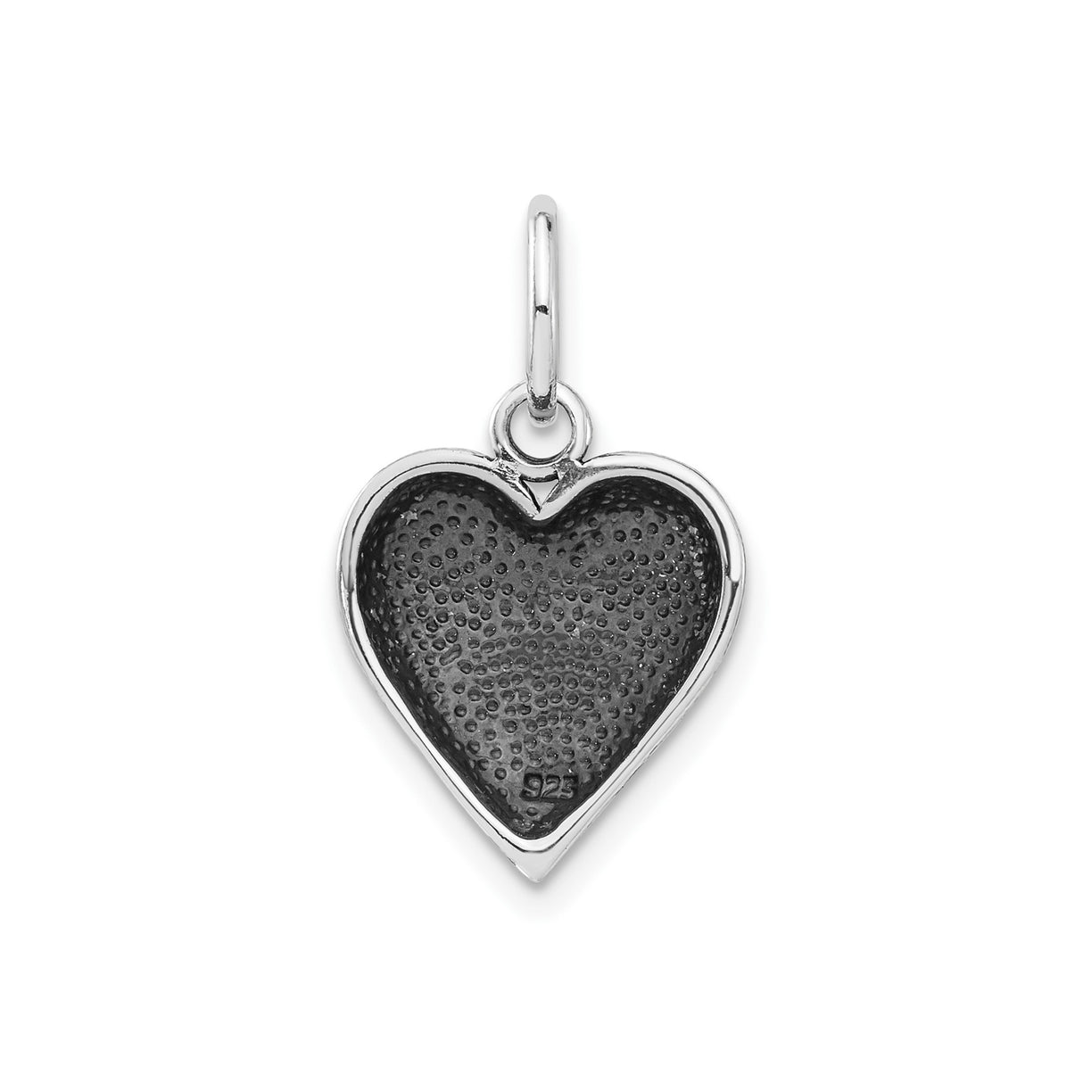 Sterling Silver Heart Pendant, Romantic Desire Charm with Emotional Symbolism for Women