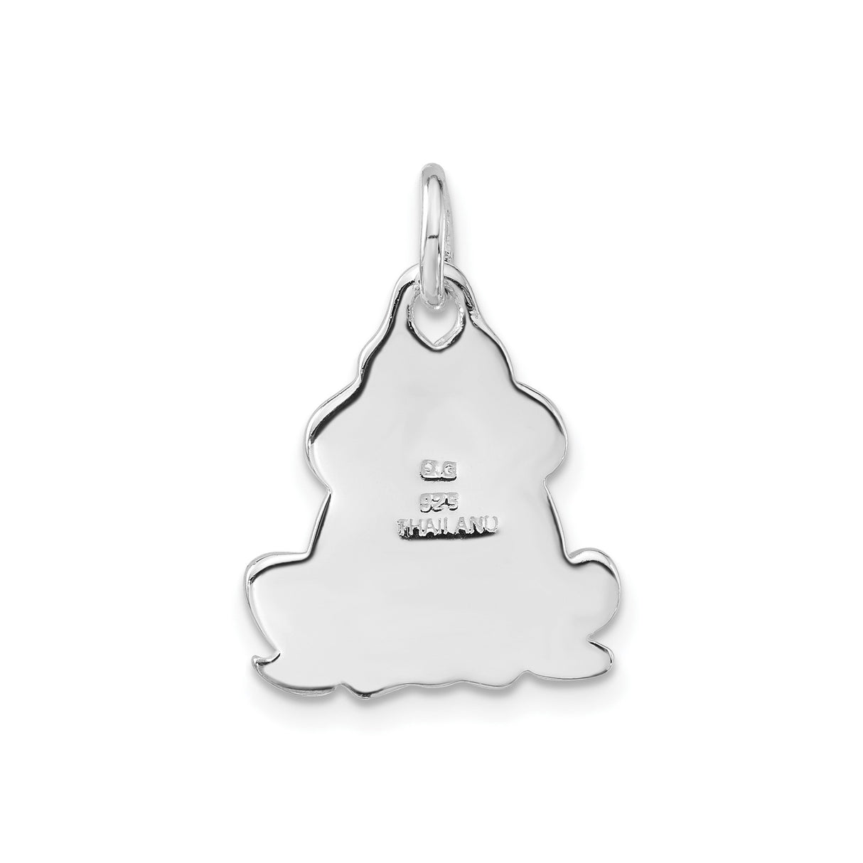 Sterling Silver Frog Pendant Charm with Green Enamel and Yellow Tie, Whimsical Animal Design