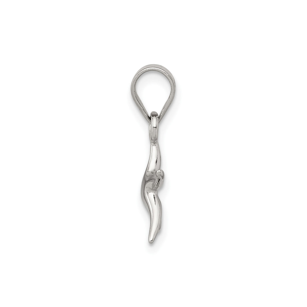 Sterling Silver Starfish Pendant, Polished Nautical Ocean-Inspired Jewelry for Women