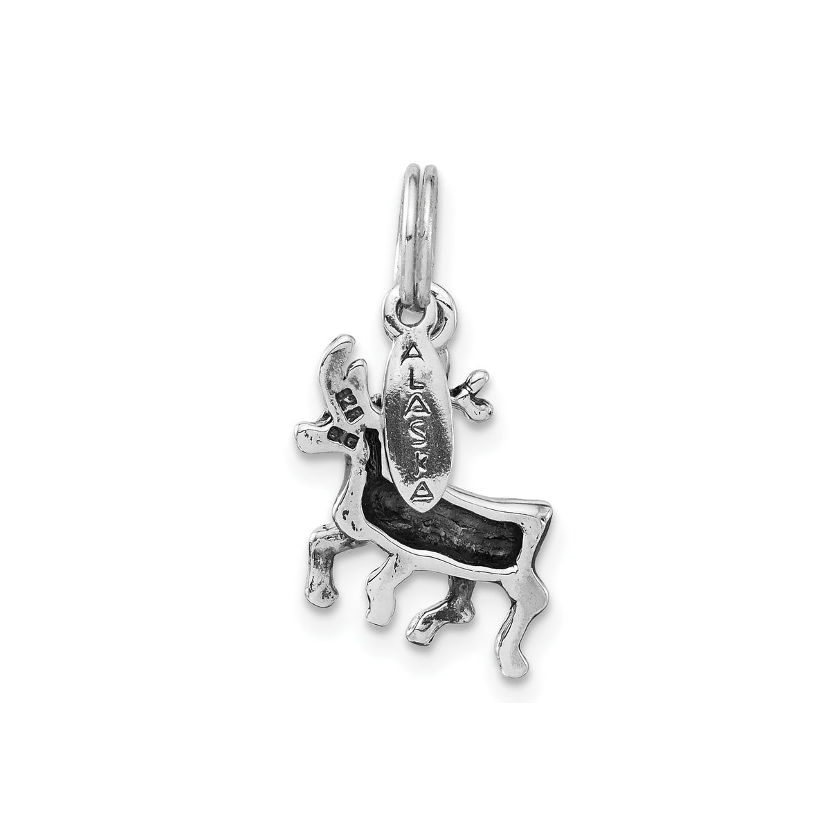 Sterling Silver Capricorn Pendant with Detailed Zodiac Goat Design, Unisex Horoscope Charm