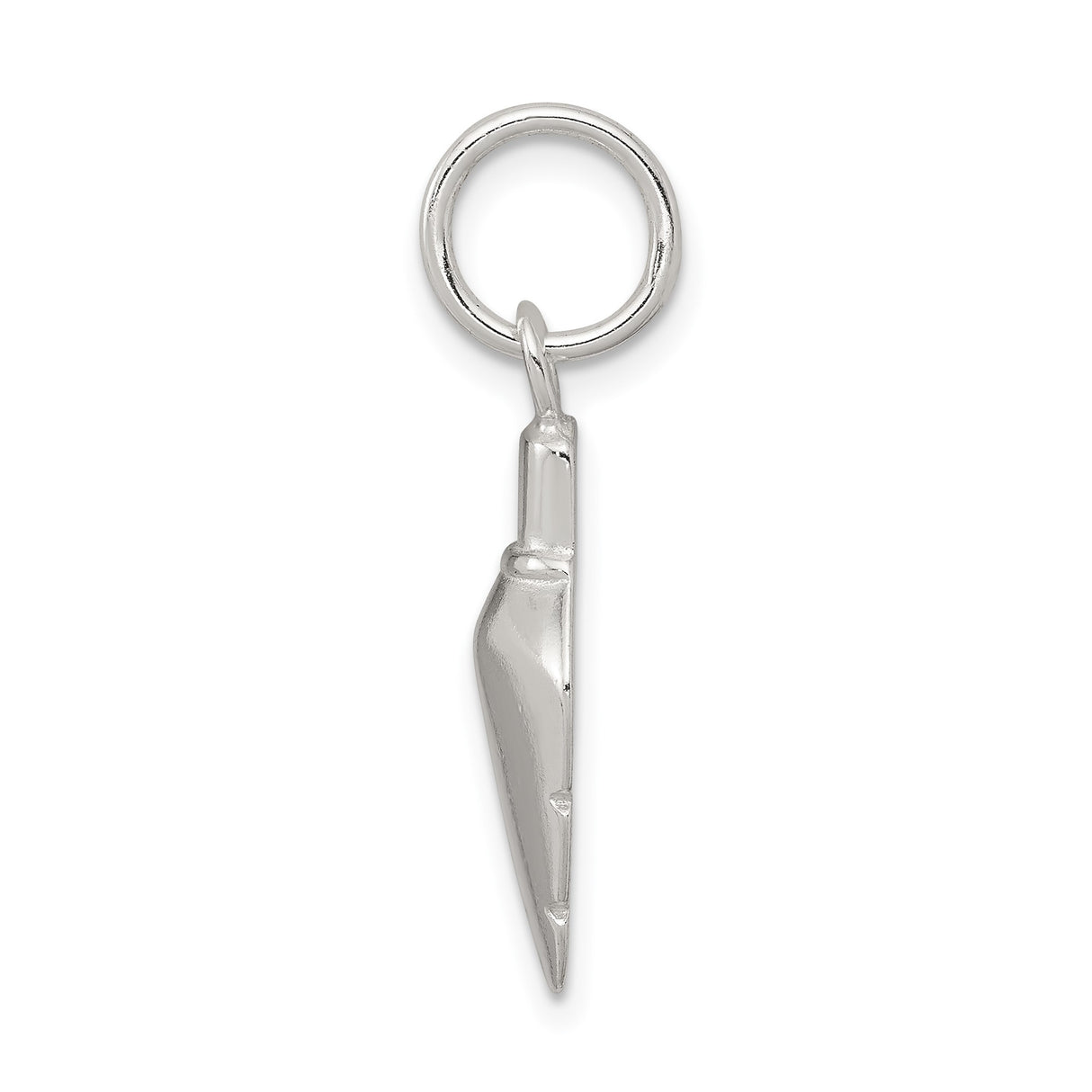 Sterling Silver Arrowhead Pendant, Tribal Warrior Symbol, Boho Talisman Charm