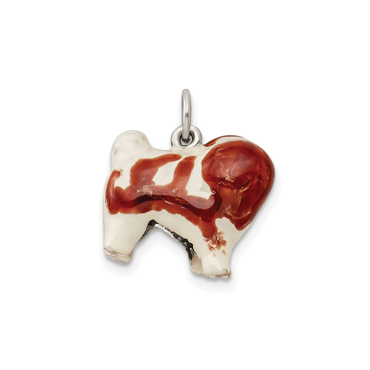 Sterling Silver Cavalier King Charles Spaniel Pendant Charm, Realistic Dog Jewelry
