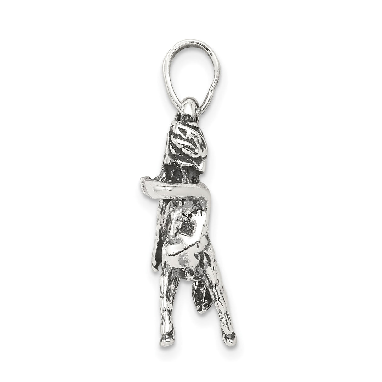 Sterling Silver Pendant with Sagittarius Zodiac Centaur Archer Symbol, Astrology Charm